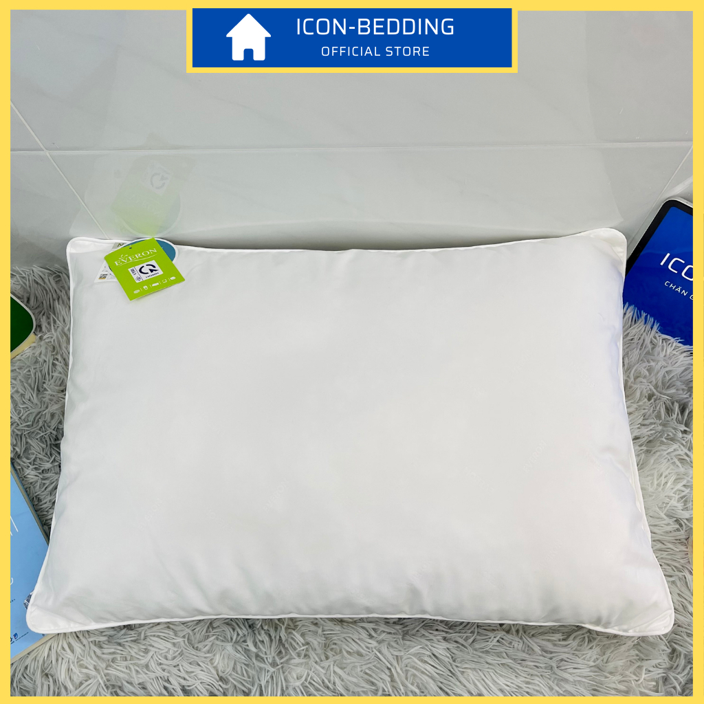 Ruột Gối Nằm Cao Cấp Everon 45x65cm, Gối Classic Cao Siêu Êm Ái - Hàng Chính Hãng