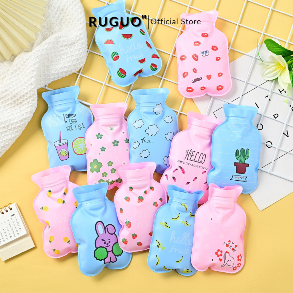 Túi Chườm Nóng Lạnh Giữ Nhiệt Đa Năng Chườm Bụng Hiệu Quả, Túi Nước Giữ Nhiệt Dễ Thương
