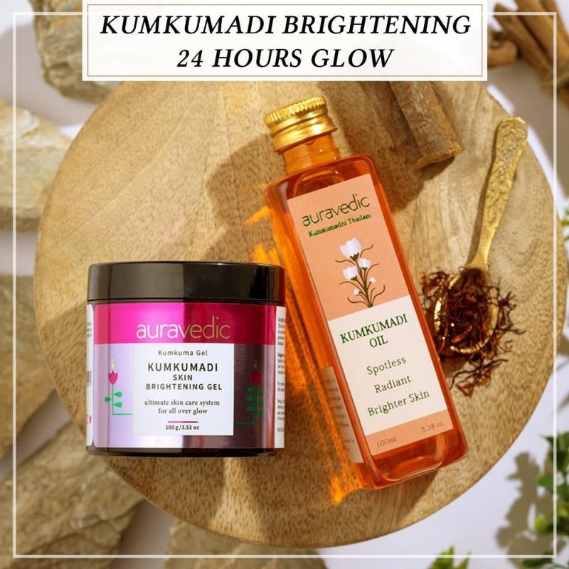 Bộ dưỡng sáng da Kumkumadi Auravedic