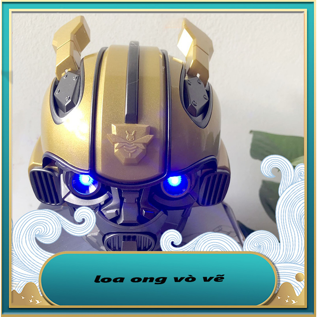 Loa bluetooth bumblebee, love máy tính laptop pc có jack 3.5, có thể dùng thẻ nhớ USB, có LED RGB
