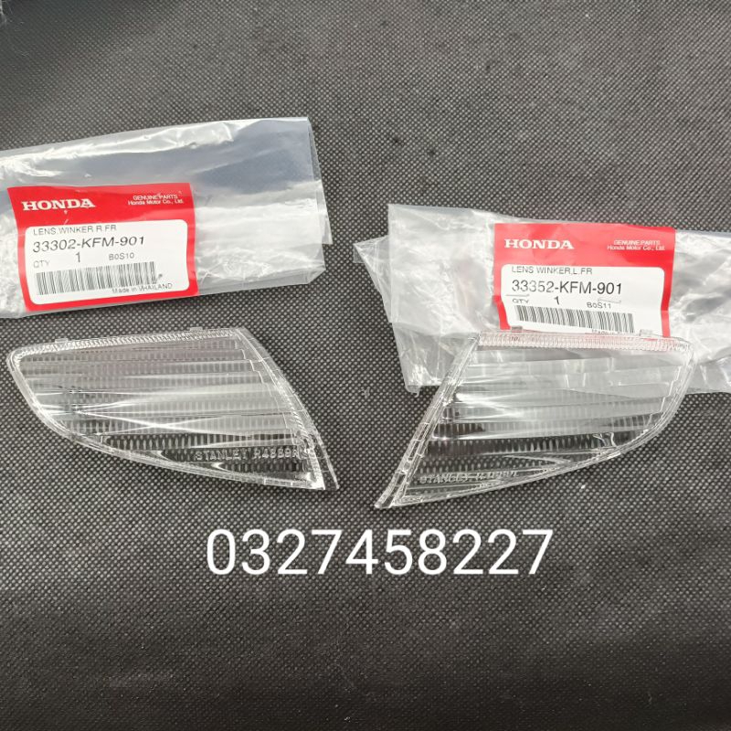 Cặp ốp võ đèn xi nhan trước xe DREAM lùn 99 zin honda