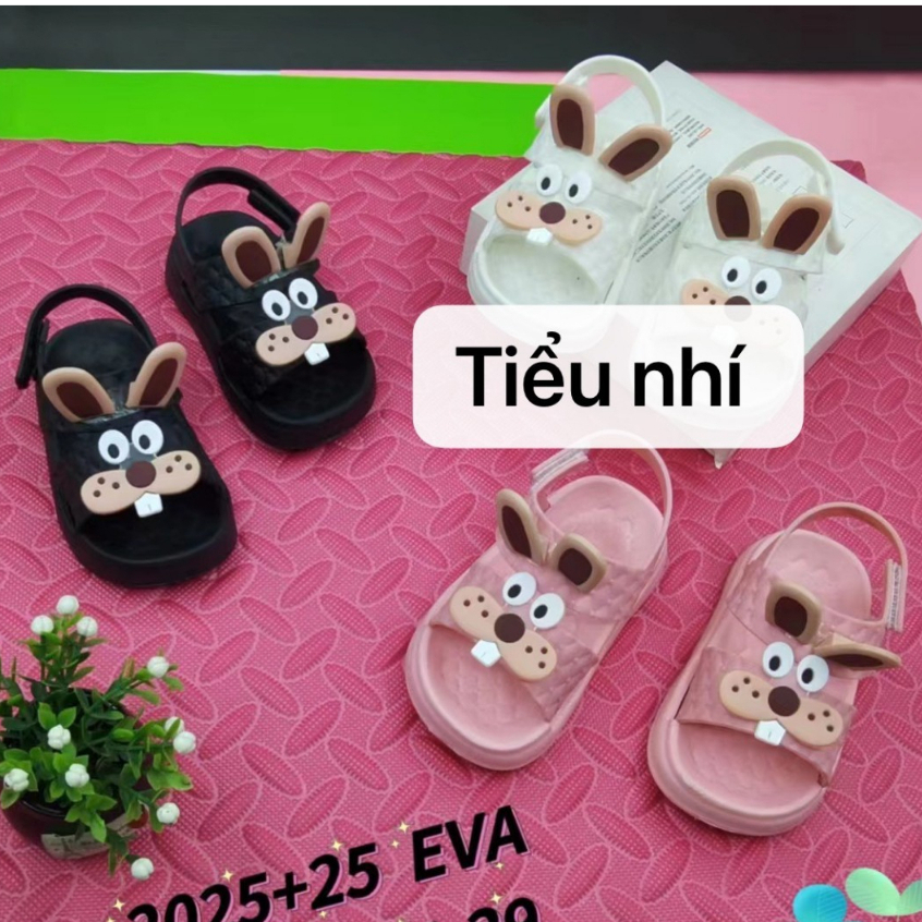SANDAL SIÊU NHẸ QUAI DÁN HOẠT HÌNH ĐỘNG VẬT CHO BÉ