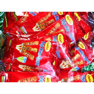 Sỉ 1 bịch 20 gói snack thịt xiên quay