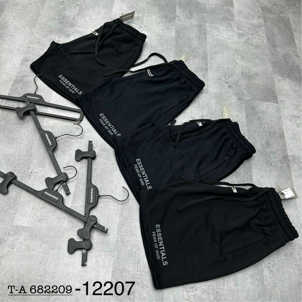 Quần Đùi Nam ESS Tang Logo Form Dày Dặn Thoáng Mát