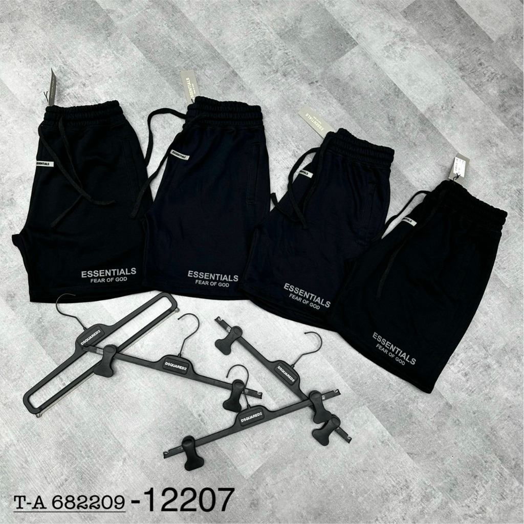 Quần Đùi Nam ESS Tang Logo Form Dày Dặn Thoáng Mát