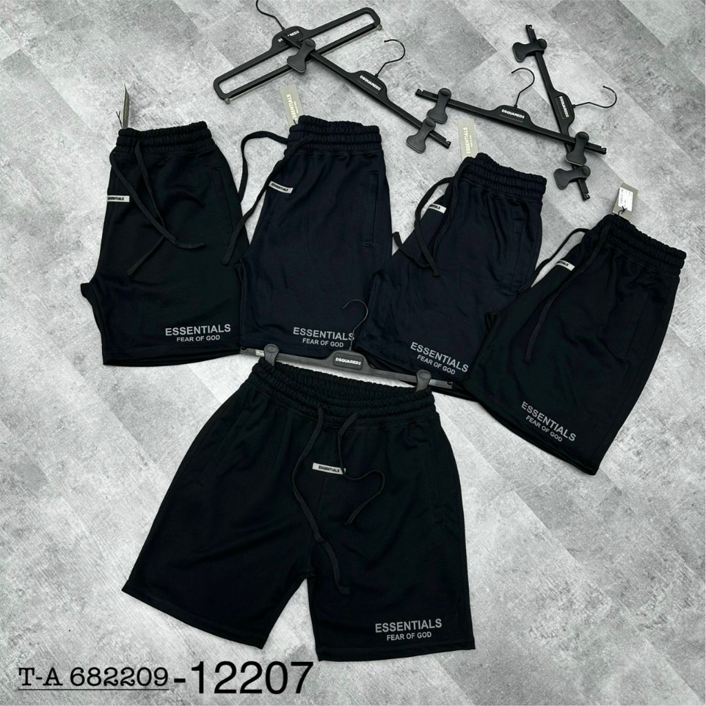 Quần Đùi Nam ESS Tang Logo Form Dày Dặn Thoáng Mát