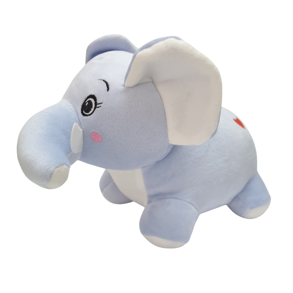 Thú Nhồi Bông Gấu Bông Gối Ôm Voi Cho Bé Vải Nhung Miniso Mềm Êm Xinh Xắn Size 50-60cm