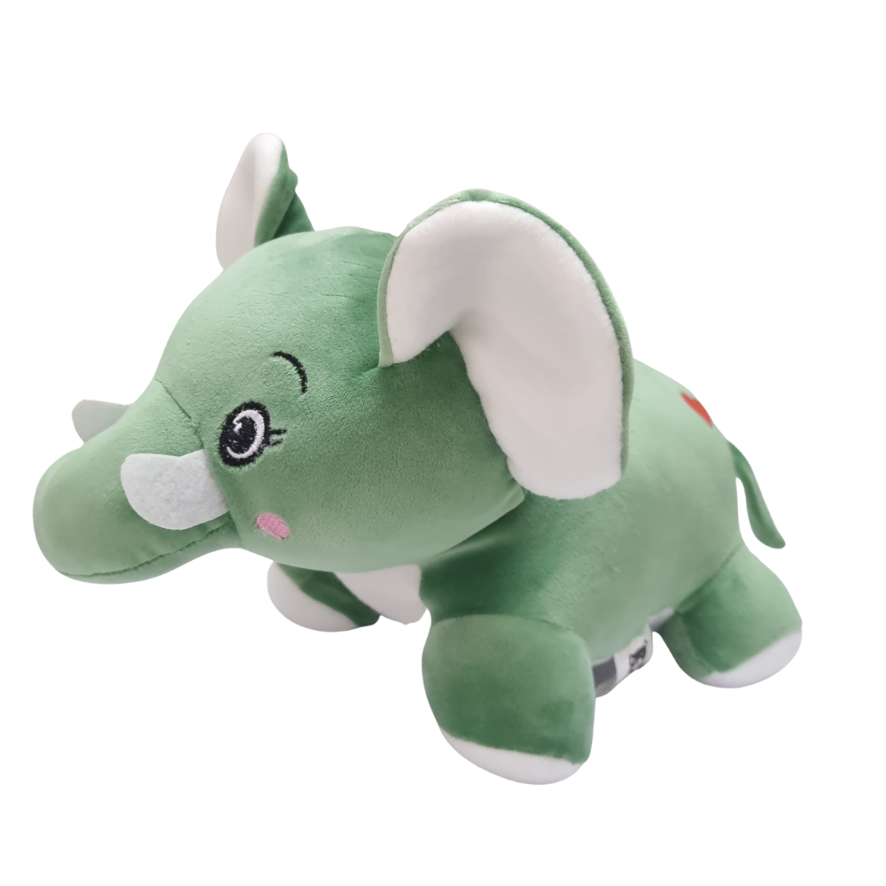 Thú Nhồi Bông Gấu Bông Gối Ôm Voi Cho Bé Vải Nhung Miniso Mềm Êm Xinh Xắn Size 50-60cm