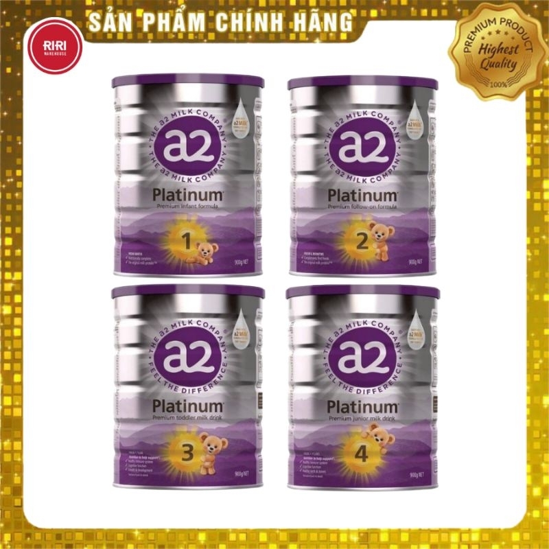 Sữa A2 Platinum nội địa Úc cao cấp Số 1,2,3,4  mẫu mới Date 2024