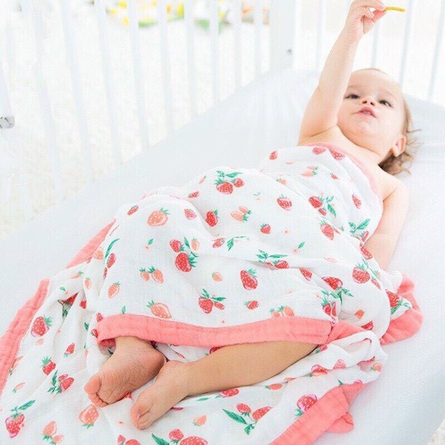 ⭐Chăn Xô Organic Aden Bo Viền Đa Năng 6 Lớp Xuất Nhật Siêu Mềm Cho Bé  CSSX VINH BAN⭐