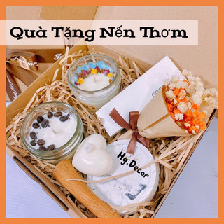 Quà Tặng Nến Thơm,Hộp Quà tặng ý nghĩa, Hương thơm Tinh dầu Thiên Nhiên