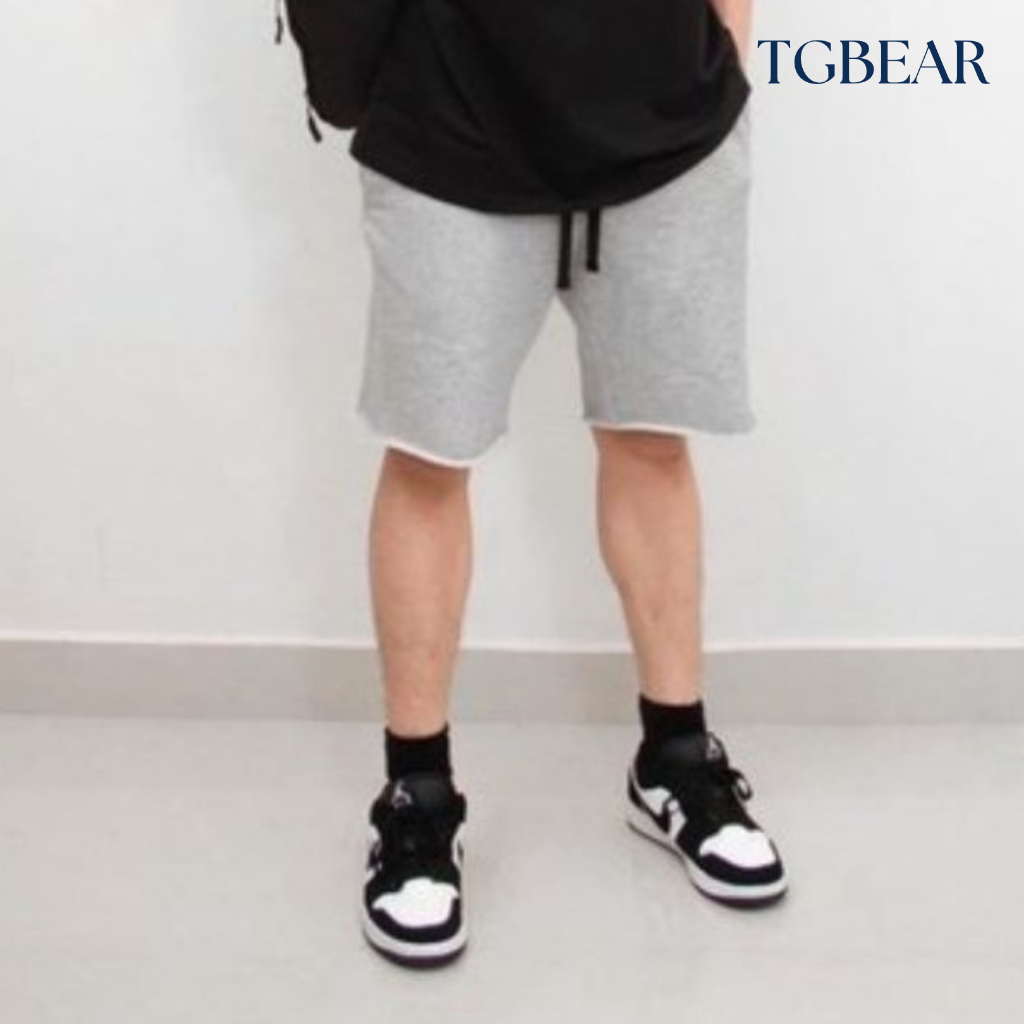 Quần short da nỉ form gym không lai quần - TG BEAR