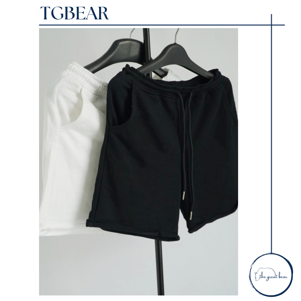 Quần short da nỉ form gym không lai quần - TG BEAR