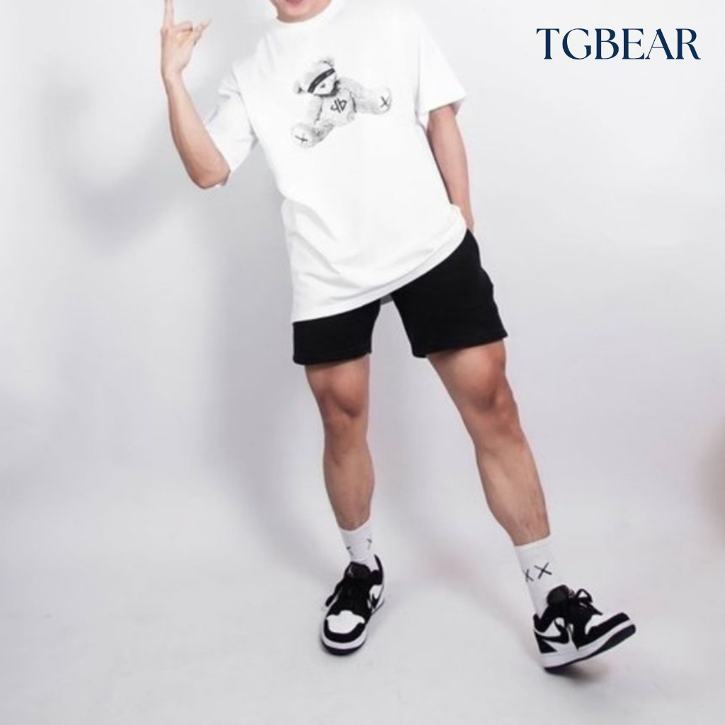 Quần short da nỉ form gym không lai quần - TG BEAR