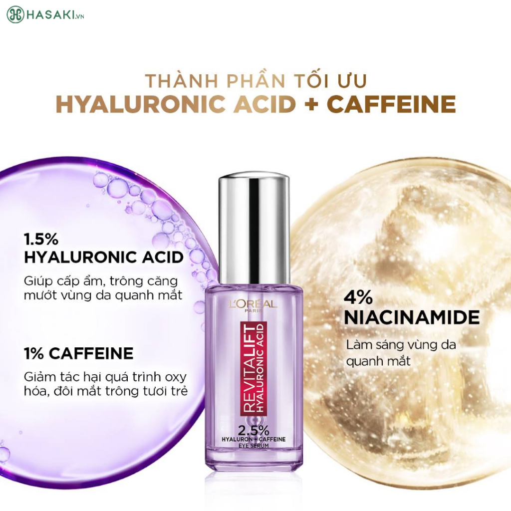 Serum L'Oreal Giảm Bọng Mắt &amp; Làm Đầy Rãnh Nhăn 20ml