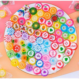 Kẹo cứng đủ vị trái cây 3d - giá sỉ 100g / 250g / 500g