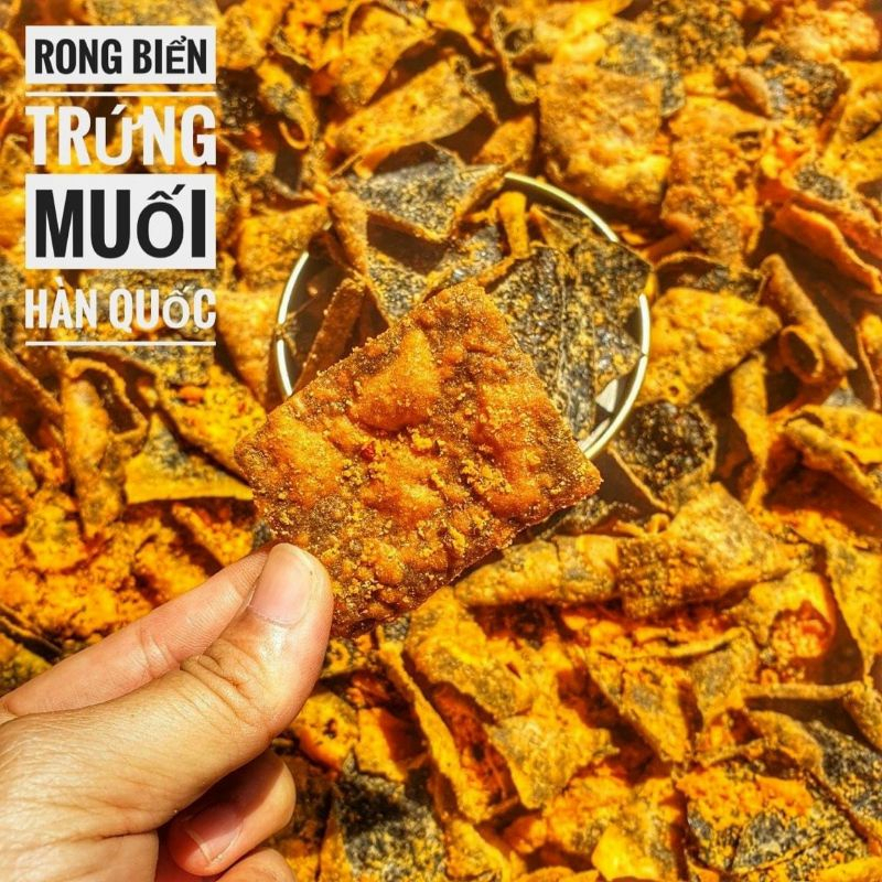 Snack rong biển vị trứng muối - giá sỉ 100g / 250g / 500g