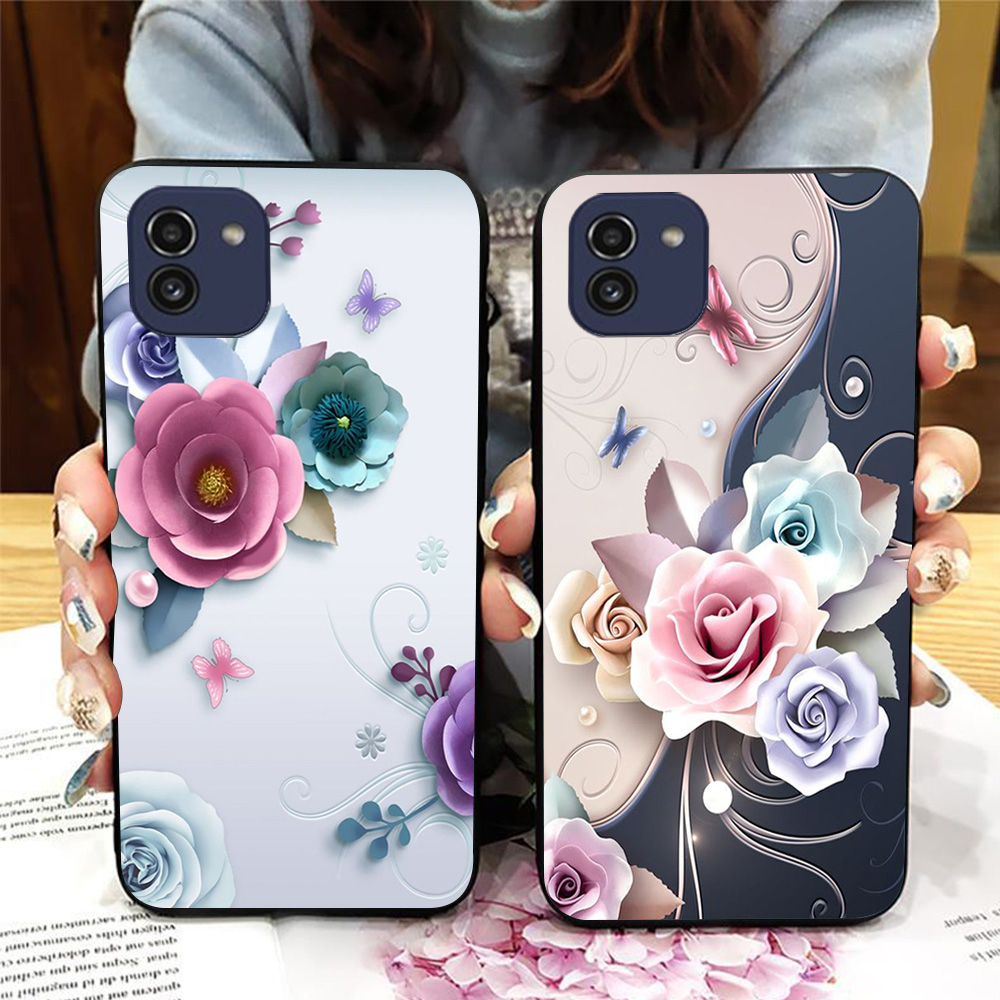 Ốp lưng Samsung a03 / ss a03 core in hình hoa,các loài hoa siêu đẹp