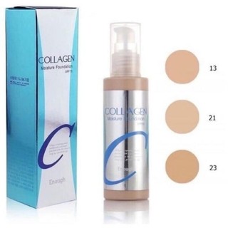 Kem nền căng bóng da chống nắng enough collagen moisture foundation spf15
