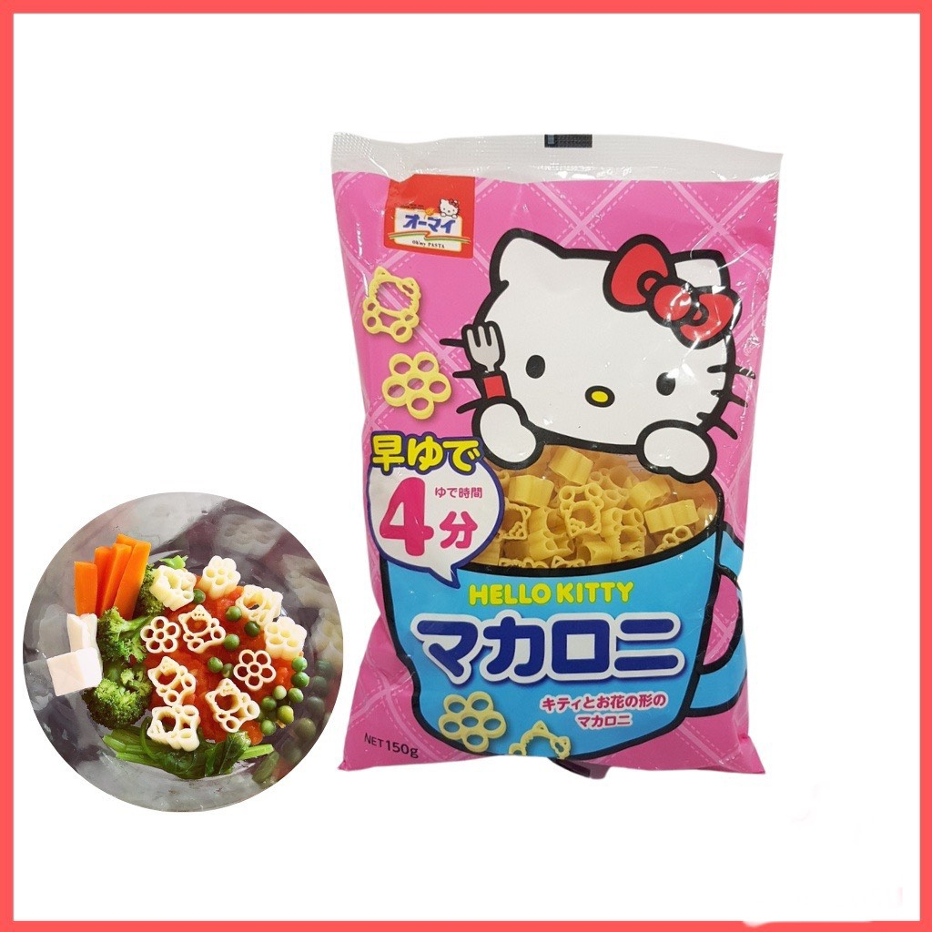Nui Hello Kitty Nhật Bản 150gram Cho Bé Ăn Dặm