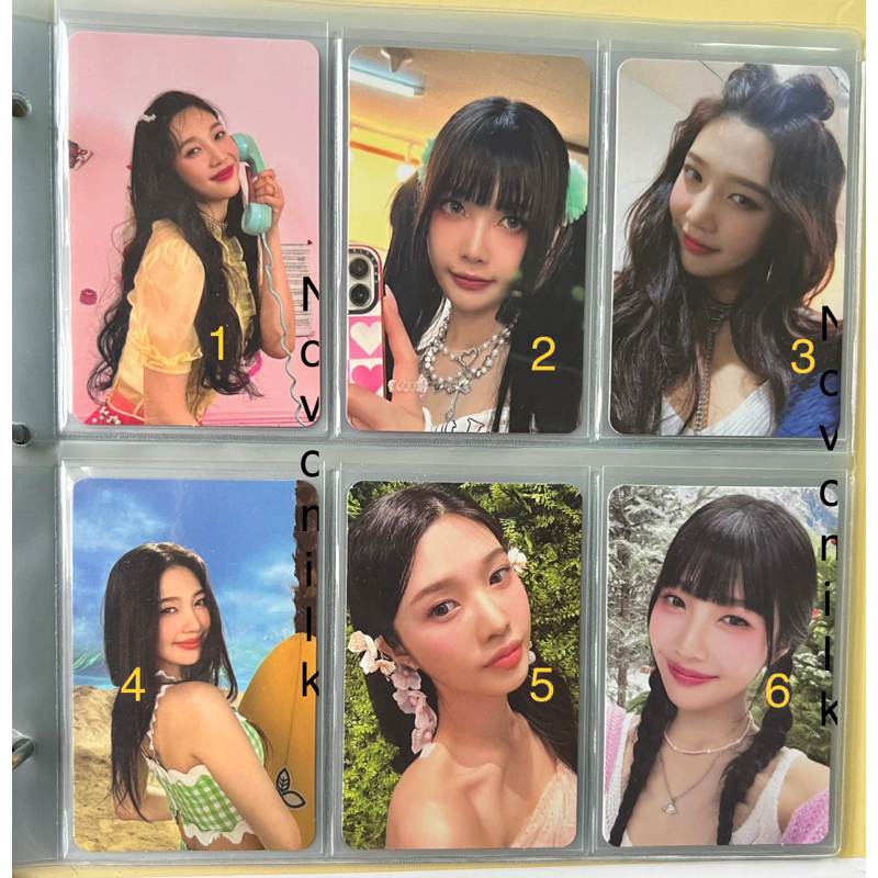 Thẻ hình ảnh - photocard chính hãng thành viên Joy Redvelvet