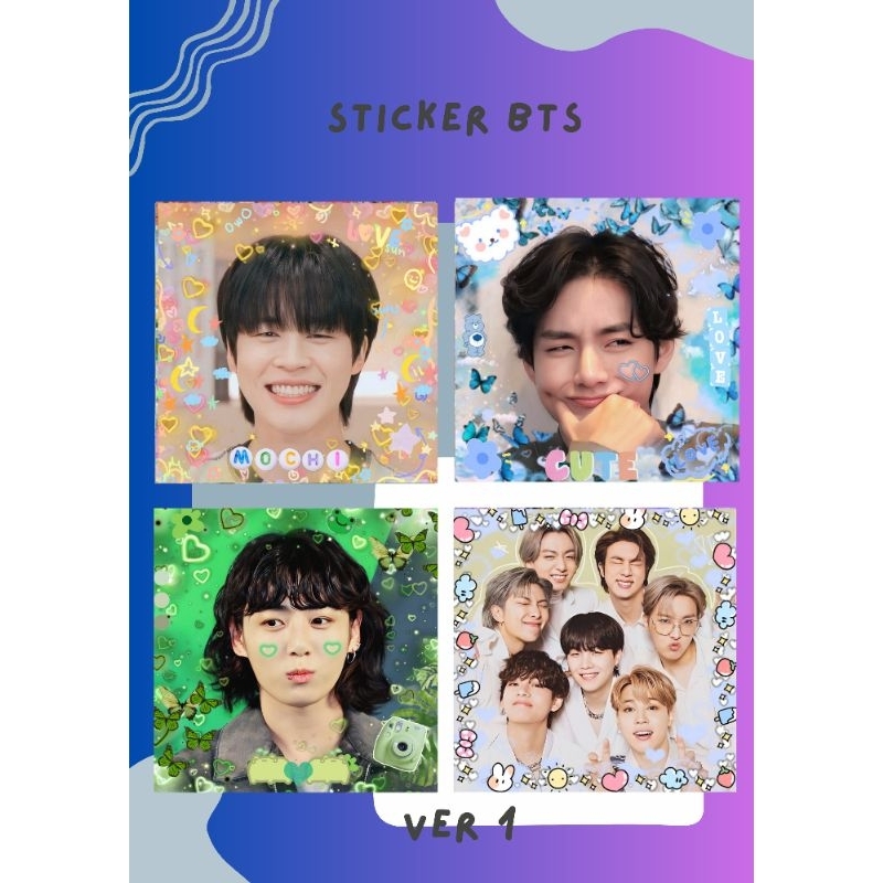STICKER NIÊM PHONG BTS