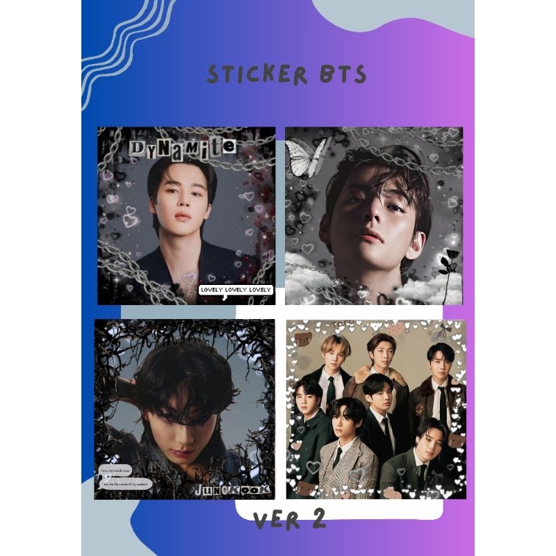 STICKER NIÊM PHONG BTS