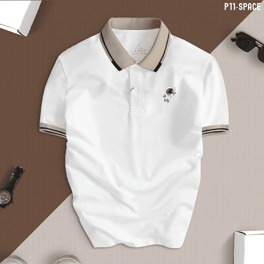 Áo Thun Polo Nam Basic SPACE Chất Chuẩn Xịn Cao Cấp