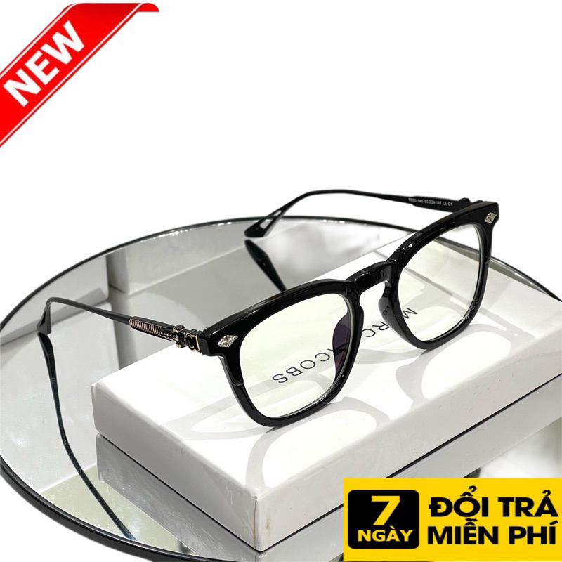 Gọng kính cận kim loại Chrome heart fullbox.Kính mắt thời trang độc đáo siêu bền bảo hành 3 tháng