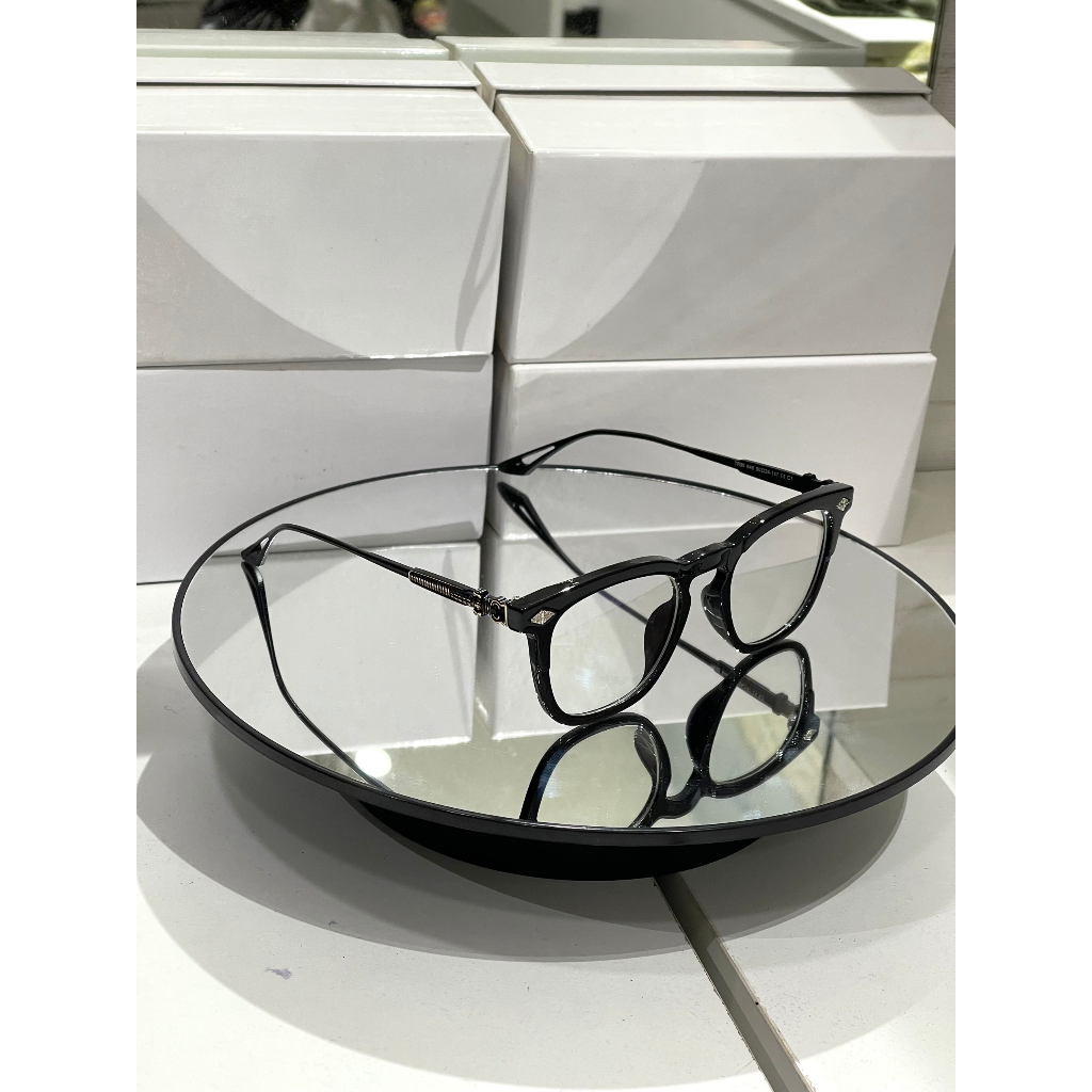 Gọng kính cận kim loại Chrome heart fullbox.Kính mắt thời trang độc đáo siêu bền bảo hành 3 tháng