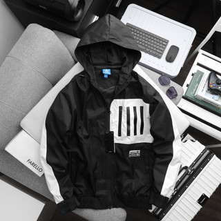 Áo khoác dù nam nữ A di das form unisex