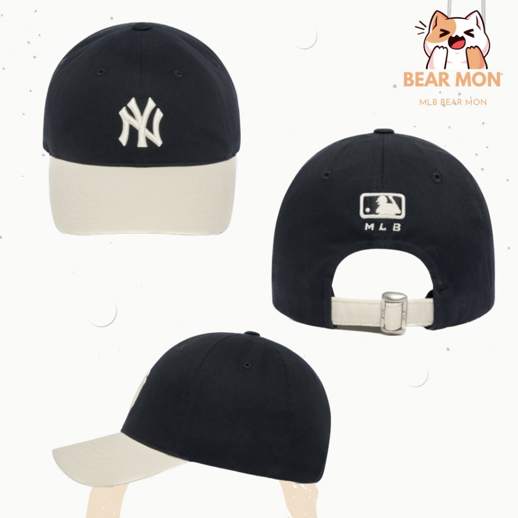 Mũ Lưỡi Trai MLB Basic Color Unstructircture Ball Cap La Dodgers 3Acp3303N