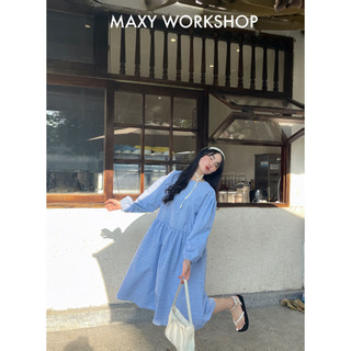 Đầm tay phồng thắt nơ lưng sau Caro Bowtie Dress Maxy Workshop