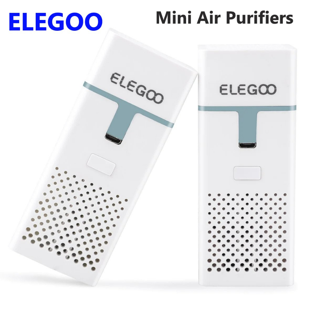 Máy lọc không khí ELEGOO Mini Air Purifiers với Than hoạt tính, gói 2 cái