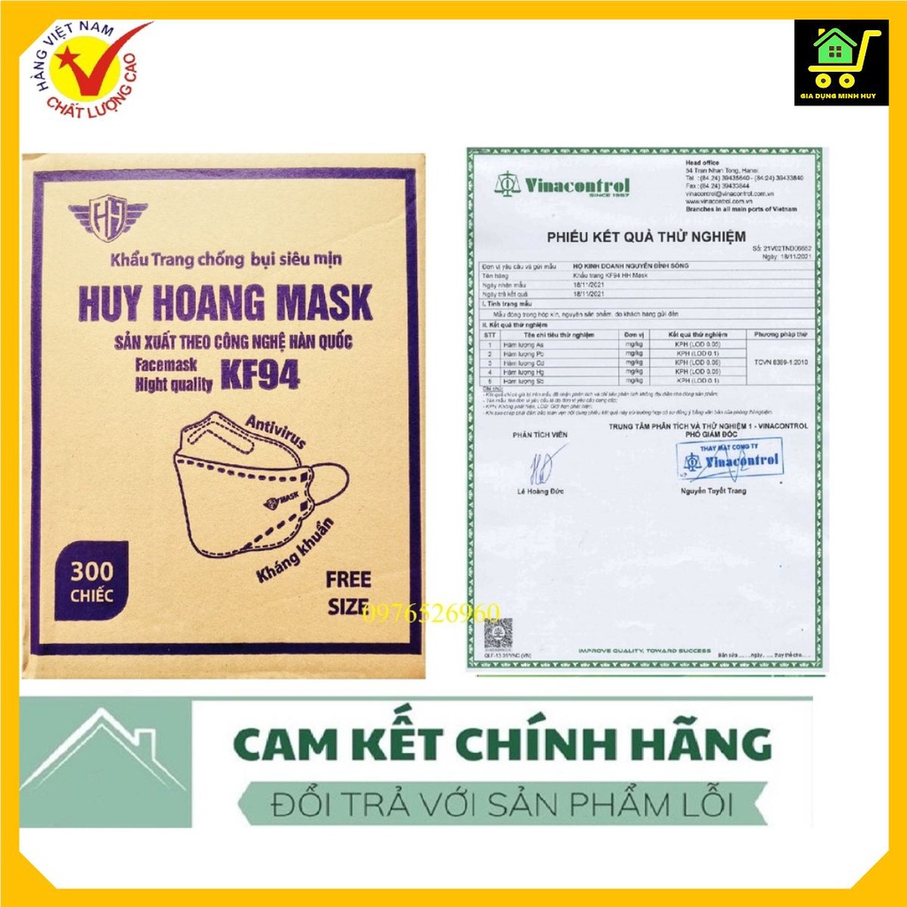 Thùng 300 Chiếc Khẩu Trang 4D KF94 Kháng Khuẩn+ kèm giấy kiểm định chất lượng ( màu trắng)