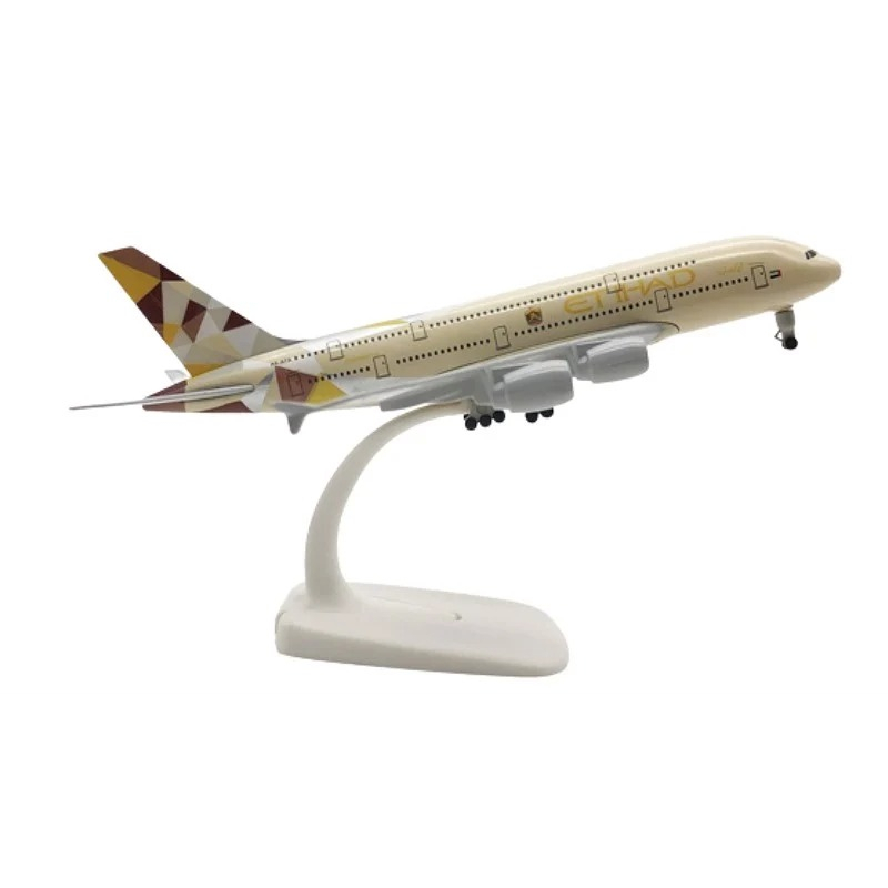 Mô hình máy bay bằng kim loại Airbus A320 A330 A350 A380 20cm MB20