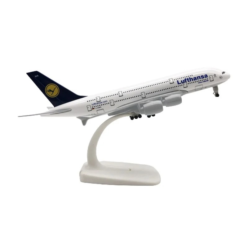 Mô hình máy bay bằng kim loại Airbus A320 A330 A350 A380 20cm MB20
