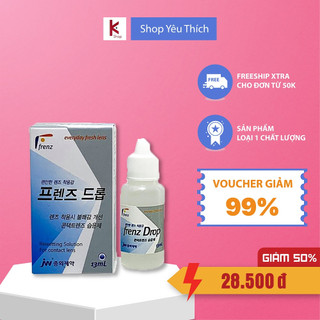 [Bạn mới nhập COSHBM -50% đơn 0Đ] Nước nhỏ mắt Lens Frenz Drop B5 Chính Hãng - Nước nhỏ mắt áp tròng 13ml