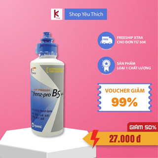 Nước ngâm áp tròng Lens Hàn Quốc Frenz Pro B5 Chính Hãng - Nước rửa Lens 150ml
