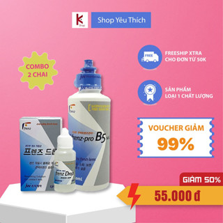  COMBO nước ngâm và nhỏ mắt kính áp tròng - Frenz Dream Eye Chính Hãng 