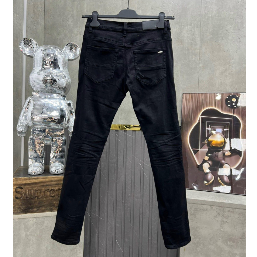 Quần Jean Đen vá Xám Phiên bản siêu hót Neww 2023 hàng 4 cúc loại 1 | BigBuy360 - bigbuy360.vn