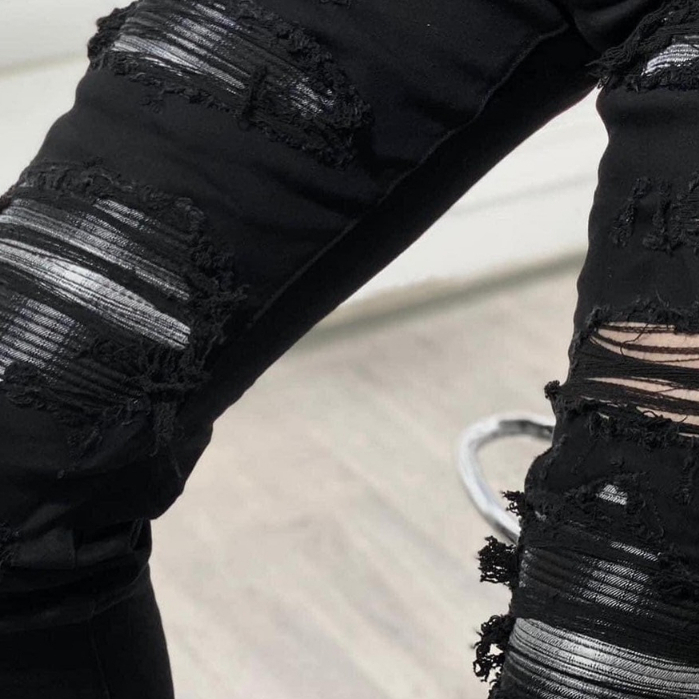 Quần Jean Đen vá Xám Phiên bản siêu hót Neww 2023 hàng 4 cúc loại 1 | BigBuy360 - bigbuy360.vn