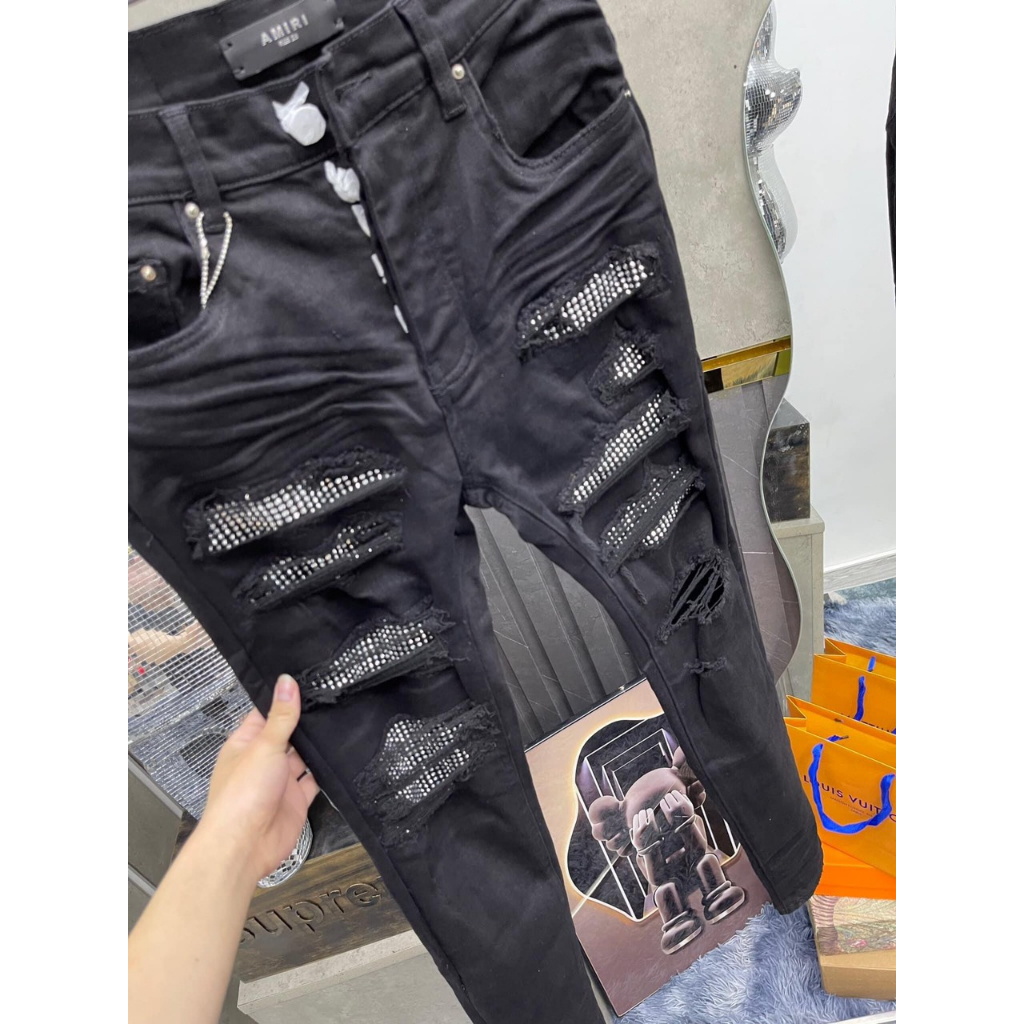 Quần Jean L.A Phiên bản đính Đá Neww 2023 FulL Box