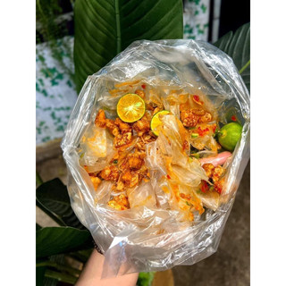 10b ( tặng 1b) bánh tráng tốp mỡ