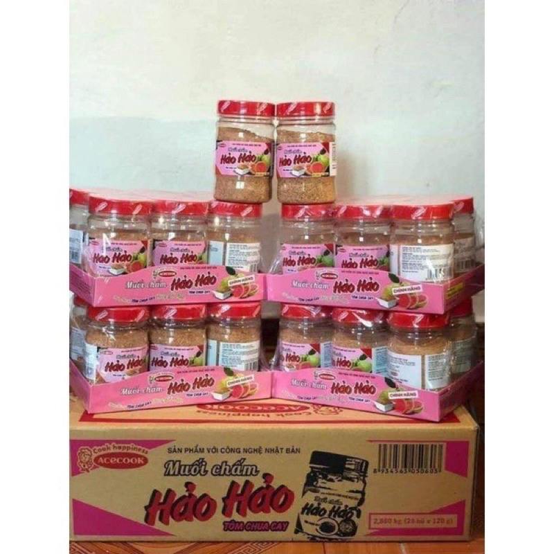 MUỐI HẢO HẢO HŨ 120G MUỐI HẢO HẢO CHẤM