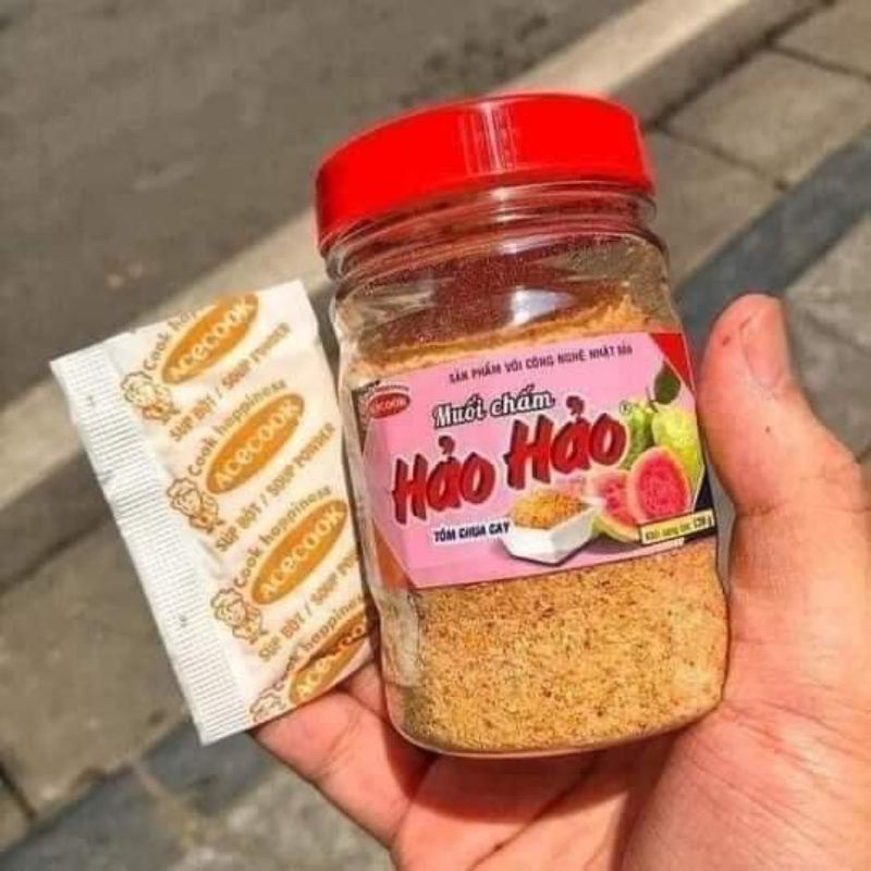 MUỐI HẢO HẢO HŨ 120G MUỐI HẢO HẢO CHẤM