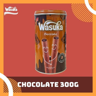 Bánh quế wasuka hộp thiếc vị sô cô la 300gr