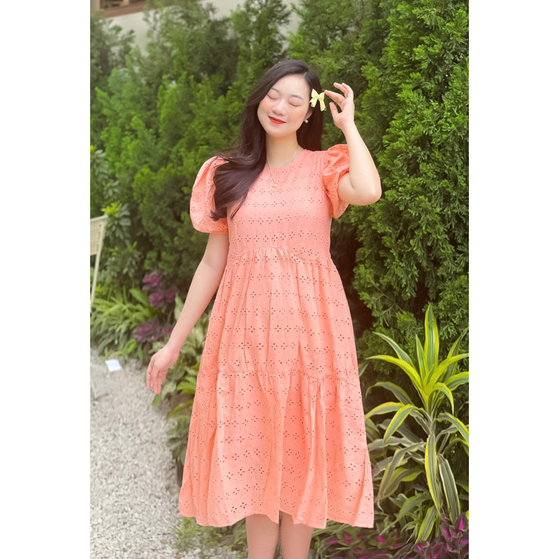 Váy babydoll hồng baby sáng  Pony tiểu thư