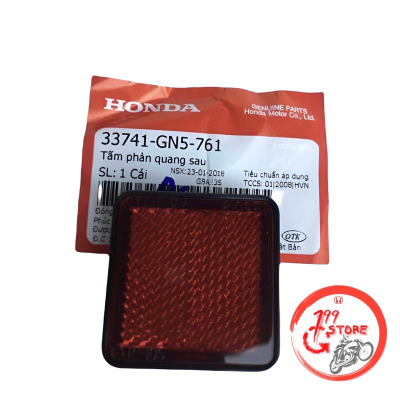 Tấm Phản Quang Sau , Mắt Mèo Wave nhỏ , Wave Thái 100 110 1999 2000 2001 2002 Chính Hãng Honda