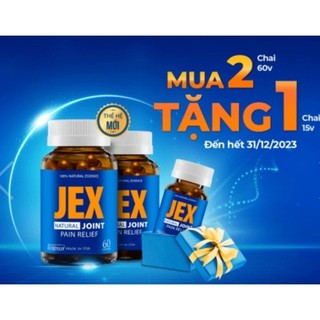 Ecogreen JEX Peptan Max giảm đau xương khớp cấp tính và mãn tính chai 60 viên